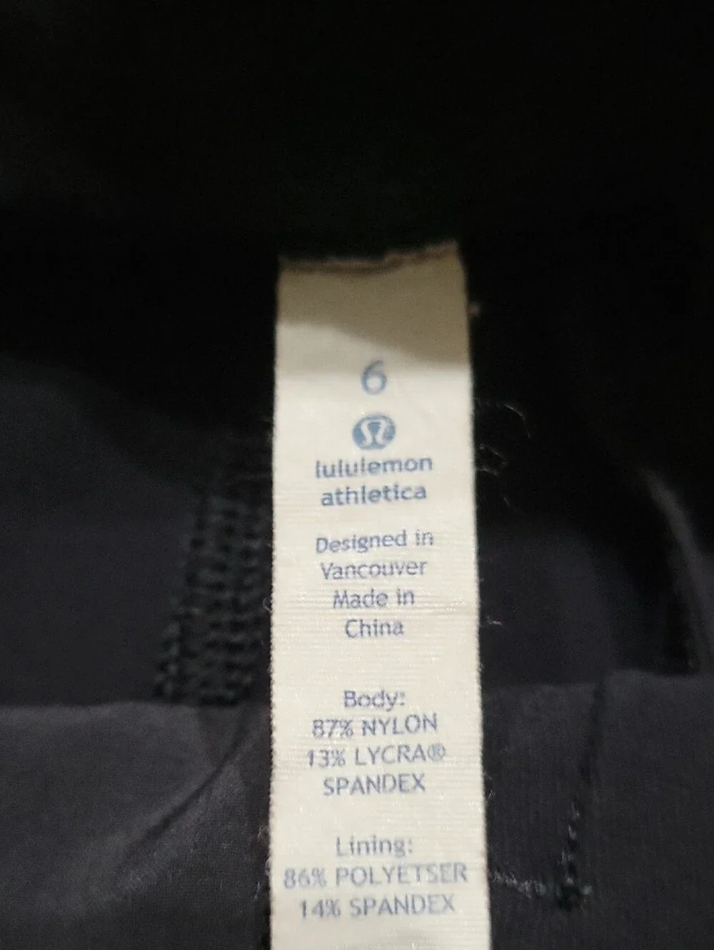 lululemon athletica Black Track Pants